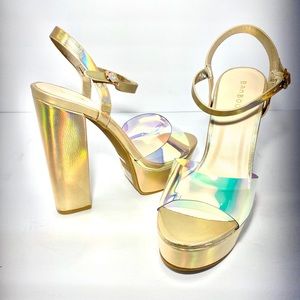 Bamboo Women Heeled Sandal